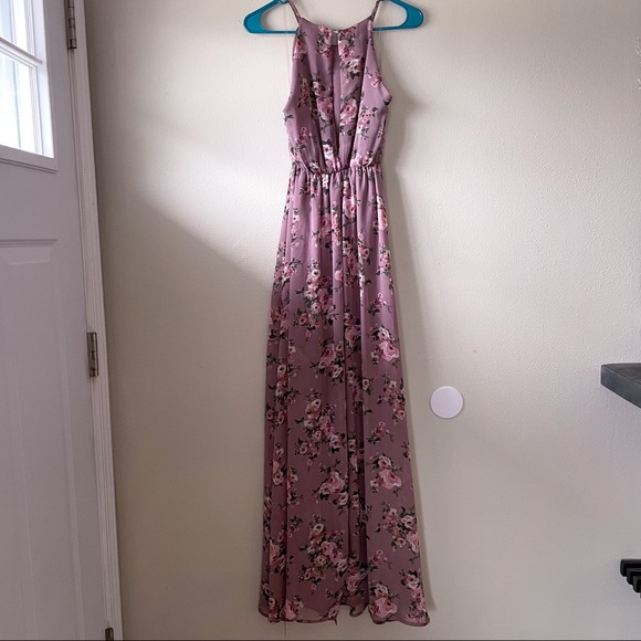 Windsor High Neck Blouson Maxi Dress - Picture 9 of 9